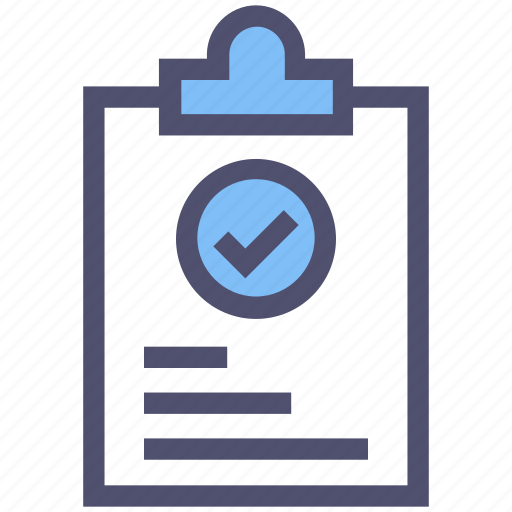 Approved, check mark, checked, checklist, clipboard, complete, document icon - Download on Iconfinder