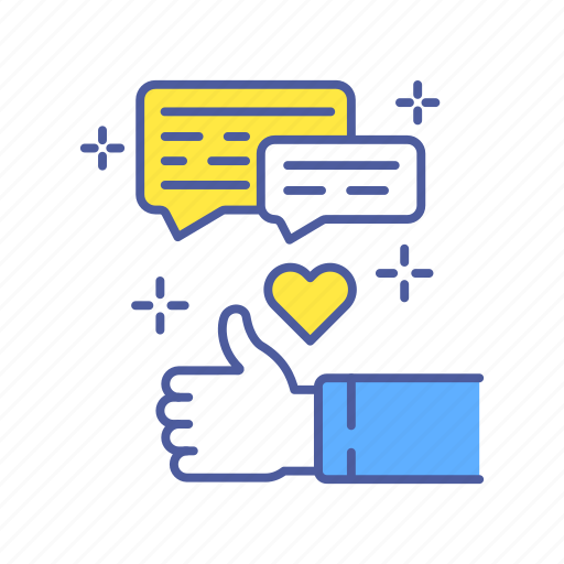 Agreement, approved, checkmark, hand, like, speech bubble, successful icon - Download on Iconfinder
