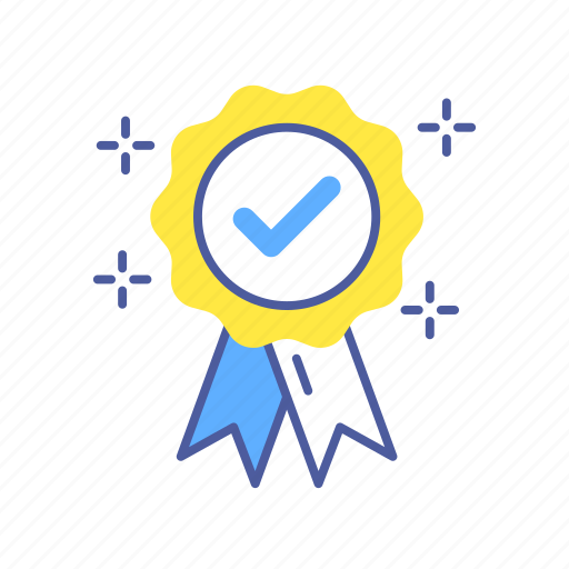 Agreement, approved, award, badge, checkmark, medal, reward icon - Download on Iconfinder