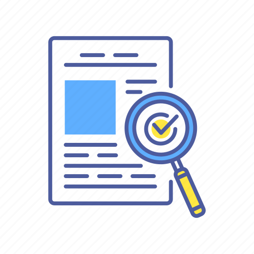 Agreement, approved, checkmark, magnifying glass, search, successful icon - Download on Iconfinder