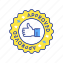 agreement, approved, certified, checkmark, gesture, hand, successful