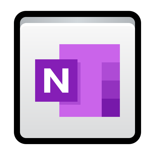 Microsoft, one, note, one note icon - Free download