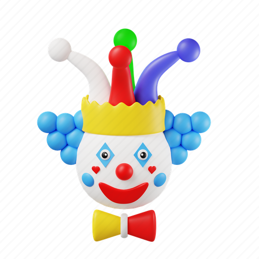 Clown, carnival, jester, joker, circus, april fool, celebration icon - Download on Iconfinder