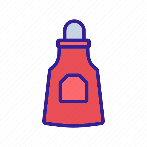 Apron, cloth, garment, kitchen, point, protective, to icon - Download on Iconfinder