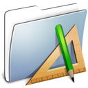 Applications, folder, graphite, smooth icon - Free download