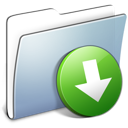 Dropbox, folder, graphite, smooth icon - Free download
