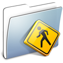 Folder, graphite, public, smooth icon - Free download