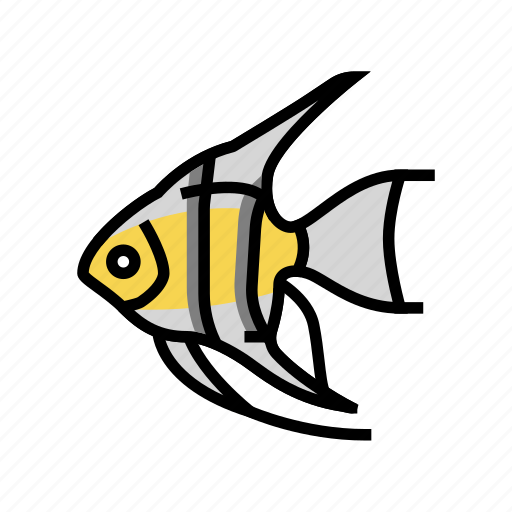 Angelfish, aquarium, fish, tropical, animal, rainbowfish icon - Download on Iconfinder