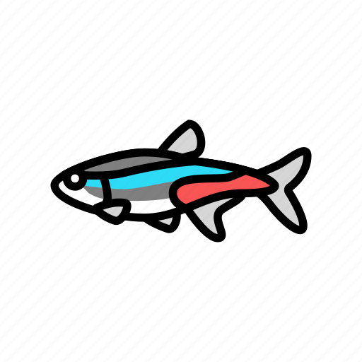 Tetras, aquarium, fish, tropical, animal, angelfish icon - Download on Iconfinder