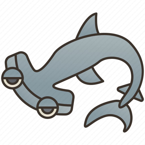 Dangerous, hammerhead, ocean, predator, shark icon - Download on Iconfinder