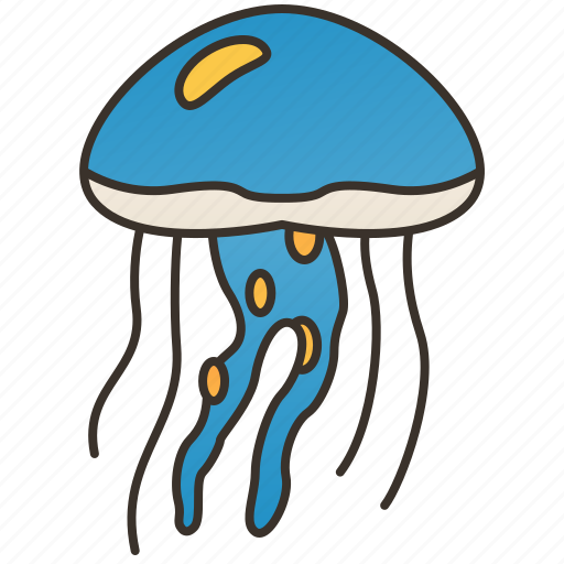 Dangerous, invertebrate, jellyfish, marine, medusa icon - Download on Iconfinder