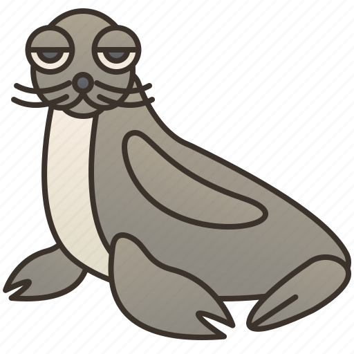Mammal, ocean, pinniped, seal, wildlife icon - Download on Iconfinder