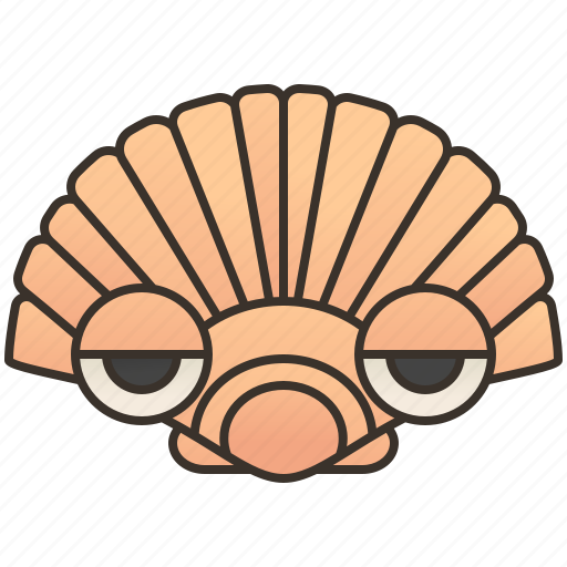 Clam, scallop, sea, seafood, shell icon - Download on Iconfinder