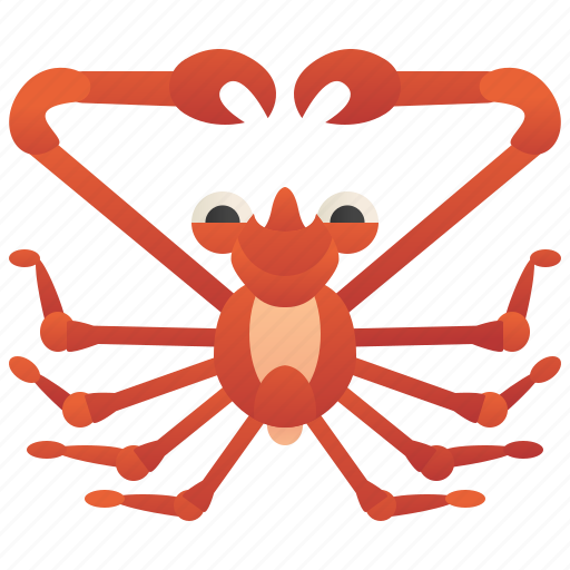 Crab, crustacean, giant, marine, spider icon - Download on Iconfinder