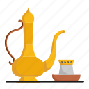 arabic, coffee pot, tea pot, tea jug, dallah, ibrik, coffee jug