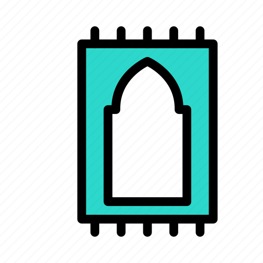Prayer, mat, muslim, arabic, culture icon - Download on Iconfinder