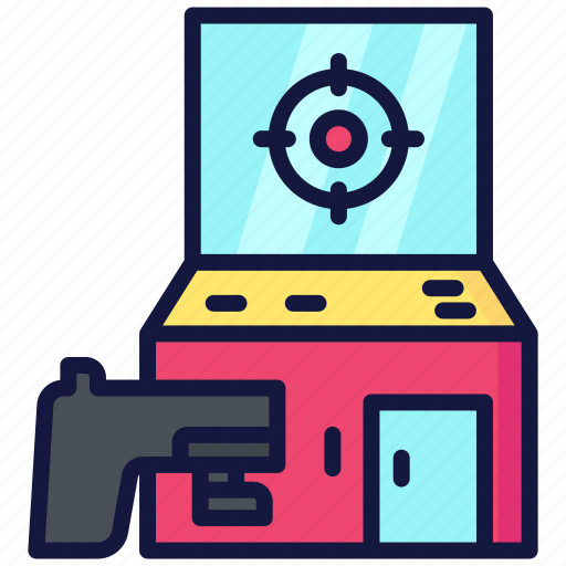 Arcade, pistol, shoot, target icon - Download on Iconfinder