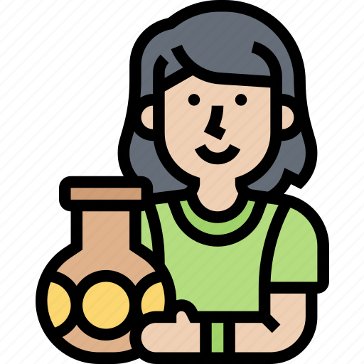 Archaeologist, female, paleontology, discovery, artifact icon - Download on Iconfinder