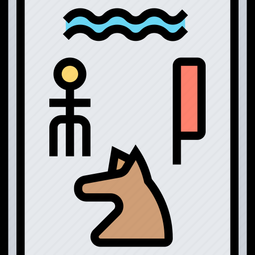 Hieroglyphic, egyptian, pictograph, ancient, culture icon - Download on Iconfinder