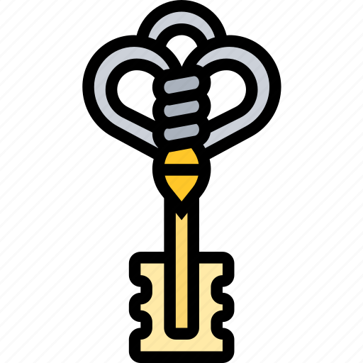 Key, ancient, vintage, antique, lock icon - Download on Iconfinder