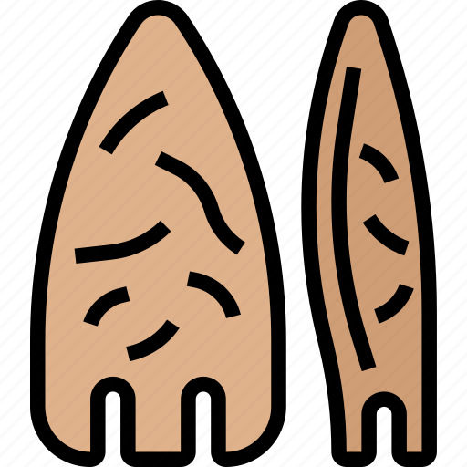 Lithic, stone, prehistoric, tool, archaeology icon - Download on Iconfinder