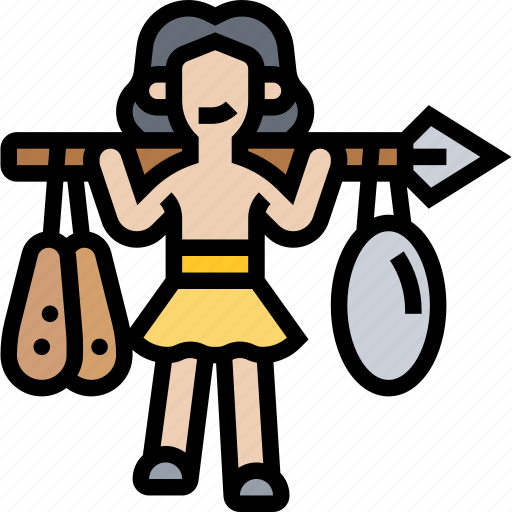 Prehistoric, ancestral, caveman, human, ancient icon - Download on Iconfinder