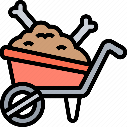 Wheelbarrow, cart, load, transport, tool icon - Download on Iconfinder