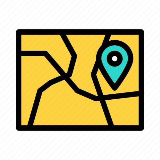 Map, location, pin, gps, archeology icon - Download on Iconfinder