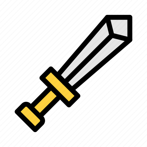 Sword, dagger, knife, archeology, weapon icon - Download on Iconfinder
