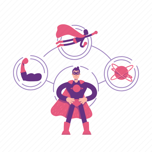 Brave man, superhero, archetype, power, rescuer illustration - Download on Iconfinder
