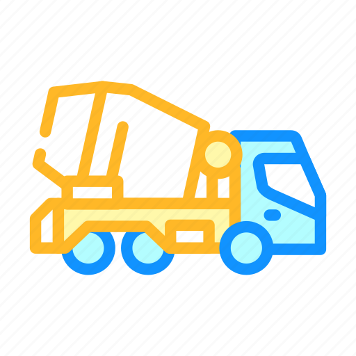 Concrete, truck, architect, professional, occupation, pencil icon - Download on Iconfinder