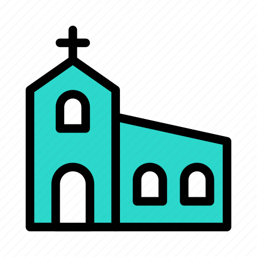 Church, catholic, architect, building, construction icon - Download on Iconfinder