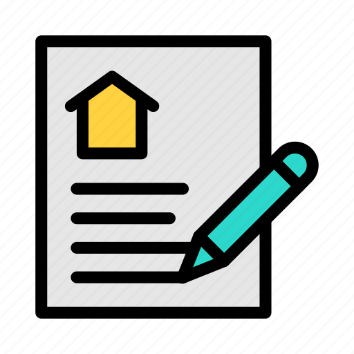 Contract, sign, architect, building, document icon - Download on Iconfinder