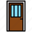 door, furniture, and, household, tools, utensils, doorway, exit 