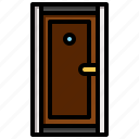 door, furniture, and, household, tools, utensils, doorway, exit