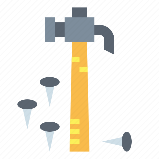 Construction, hammer, saw, tools icon - Download on Iconfinder