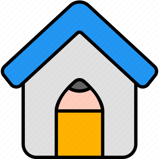 Design, house, home, architect, architecture, pencil, building icon - Download on Iconfinder
