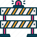 barrier, construction, road, gate, protection