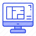 house, home, office, residential, building, blueprint, prototype