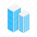 architecture, building, business, glass, isometric, modern, office