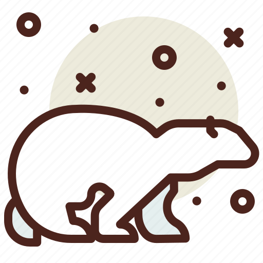 Bear, polar, snow, winter icon - Download on Iconfinder