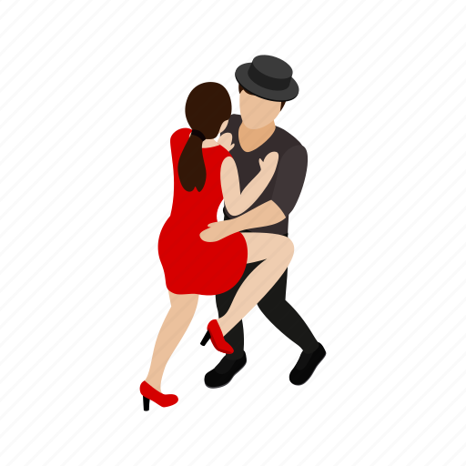 Argentina, background, couple, dancer, isometric, passion, tango icon - Download on Iconfinder