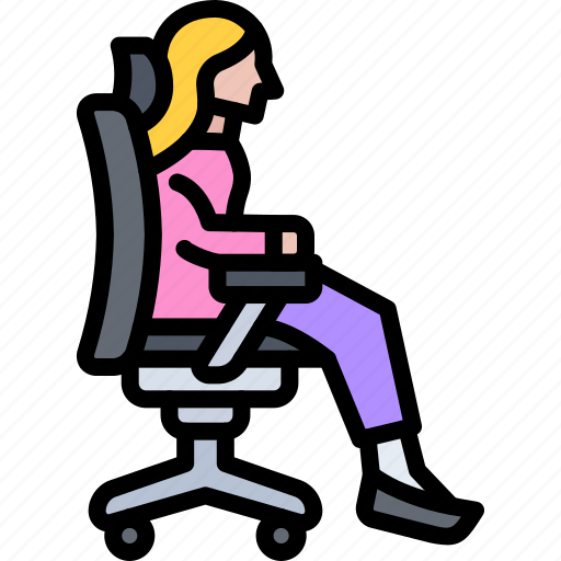 Chair, armchair, woman, shop, furniture icon - Download on Iconfinder