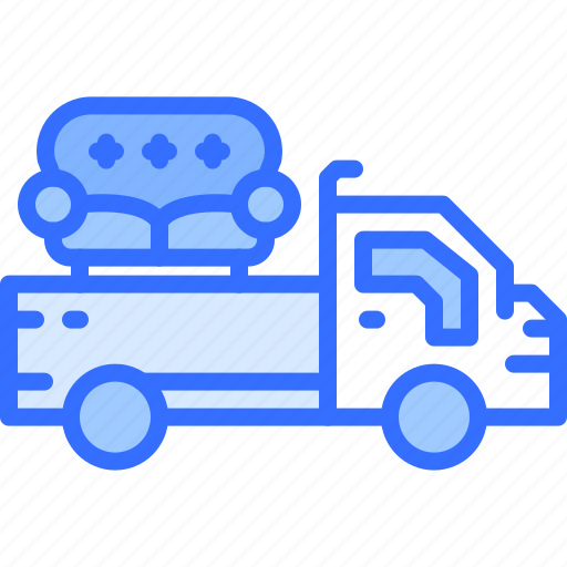 Car, truck, delivery, chair, armchair, shop, furniture icon - Download on Iconfinder