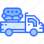car, truck, delivery, chair, armchair, shop, furniture 