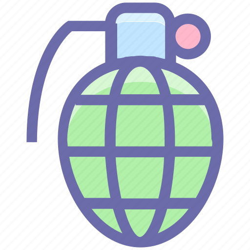 Bomb, grenade, hand bomb, military, navy, war, weapon icon - Download on Iconfinder
