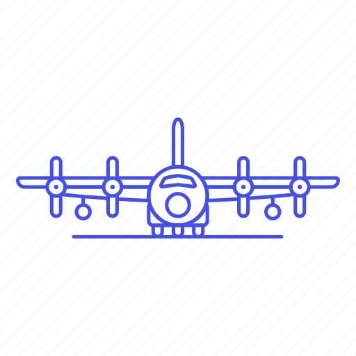 Aerial, aeroplane, air, aircraft, airplane, army, combat icon - Download on Iconfinder
