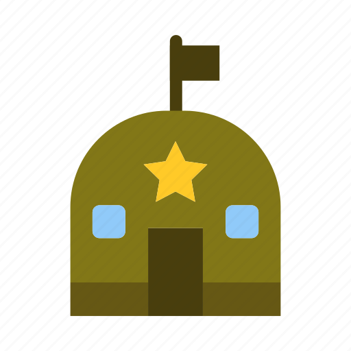 Military base, bunker, defence, military, army icon - Download on Iconfinder