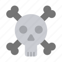 skull, dead, halloween, bone, pirate