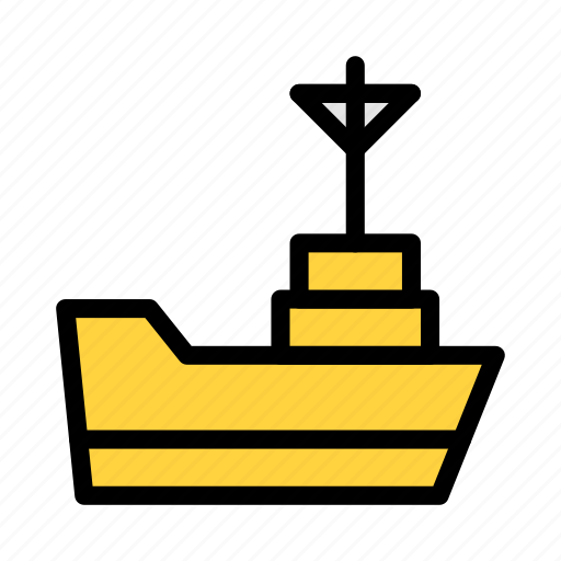 Cruise, ship, boat, military, army icon - Download on Iconfinder